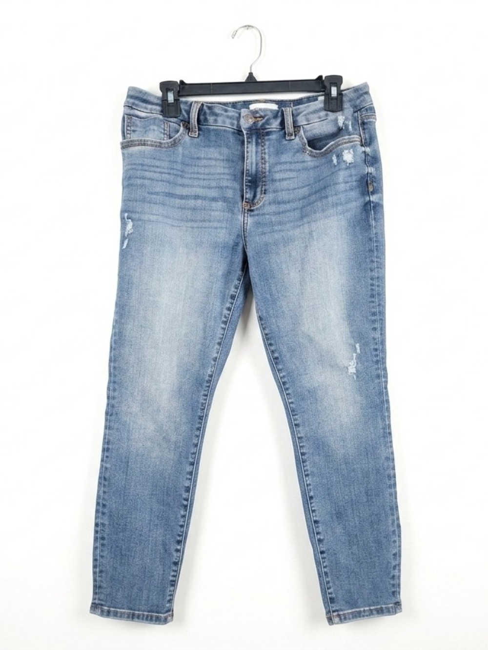 Studio Light Blue Distressed Skinny Jeans
